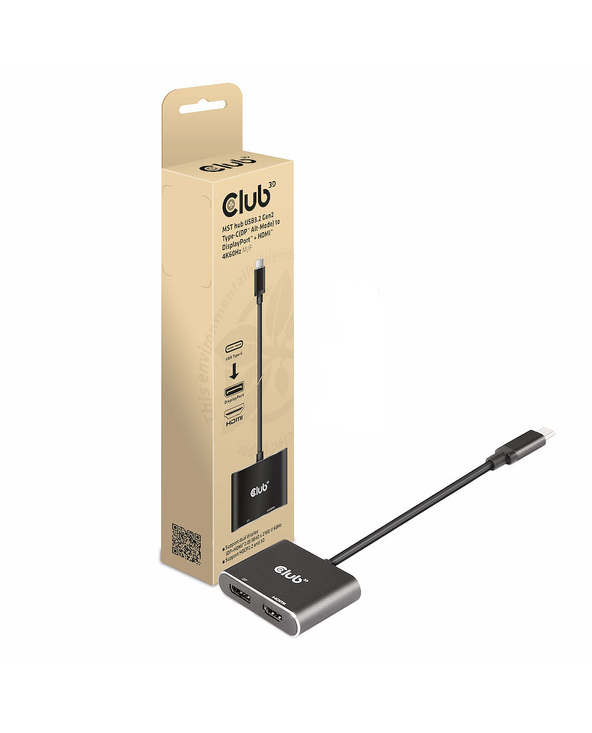 CLUB3D CSV-1552 adaptateur graphique USB Noir