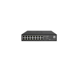 LevelOne GES-2216 commutateur réseau Géré L2 Gigabit Ethernet (10/100/1000) Noir