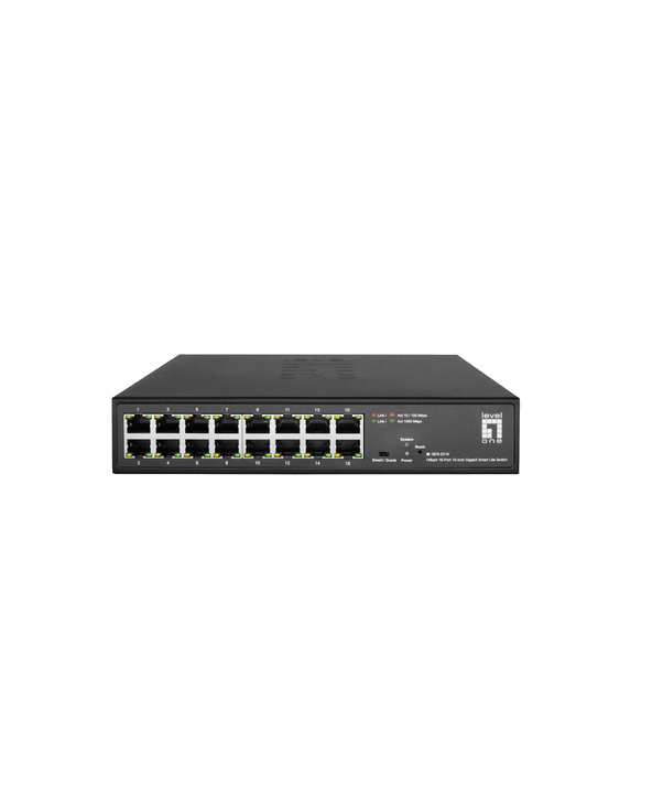 LevelOne GES-2216 commutateur réseau Géré L2 Gigabit Ethernet (10/100/1000) Noir