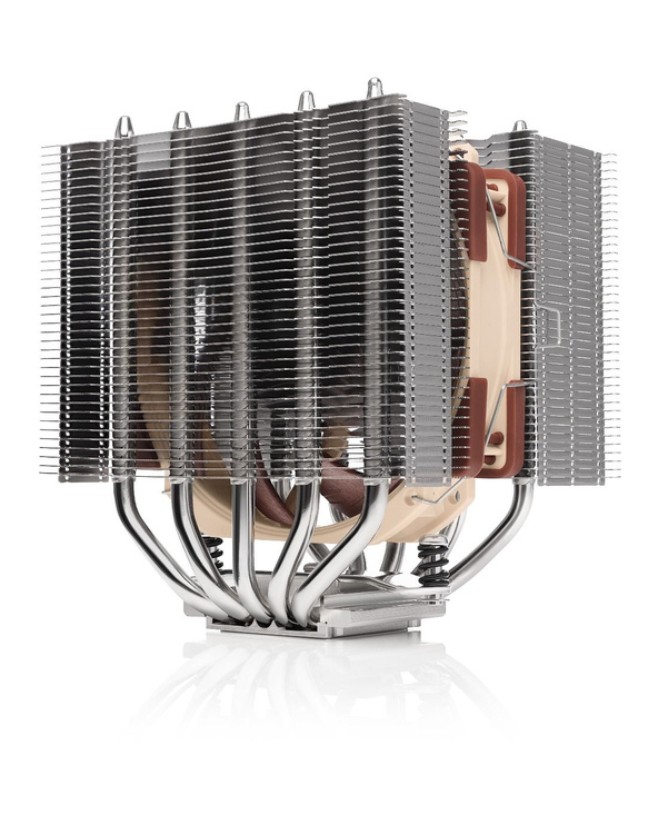 Noctua NH-D12L système de refroidissement d’ordinateur Processeur Refroidisseur d'air Aluminium, Beige, Marron