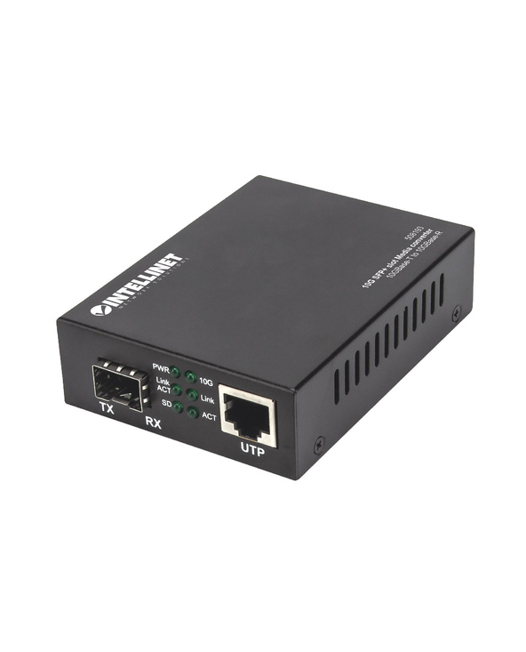 Intellinet 508193 convertisseur de support réseau 10000 Mbit/s Noir