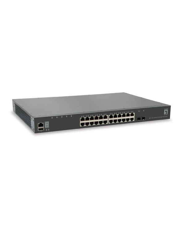 LevelOne GTL-2881 commutateur réseau Géré L3 Gigabit Ethernet (10/100/1000) Gris