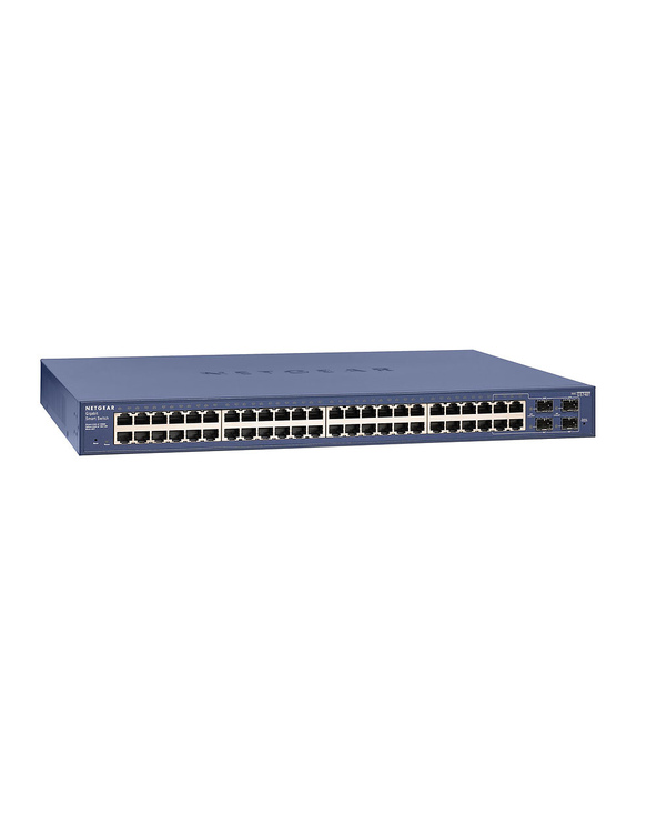NETGEAR GS748T Géré L2+ Gigabit Ethernet (10/100/1000) Bleu