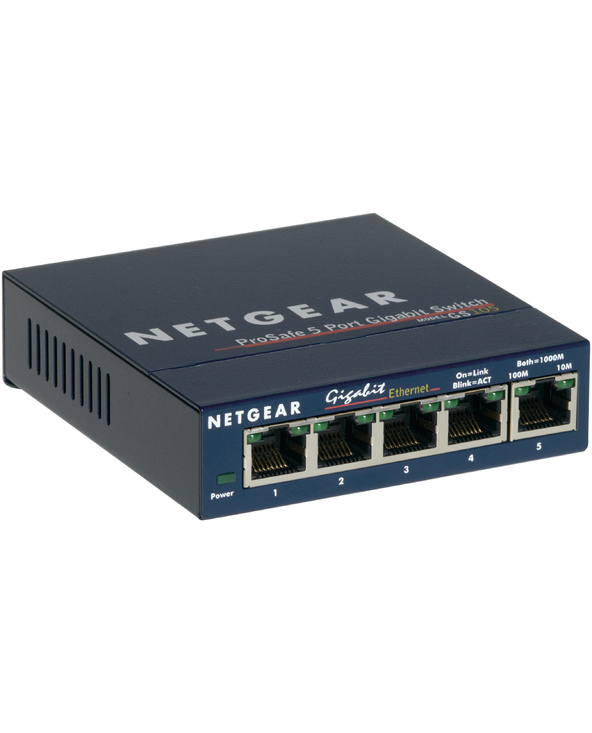 NETGEAR GS105 Non-géré Gigabit Ethernet (10/100/1000) Bleu