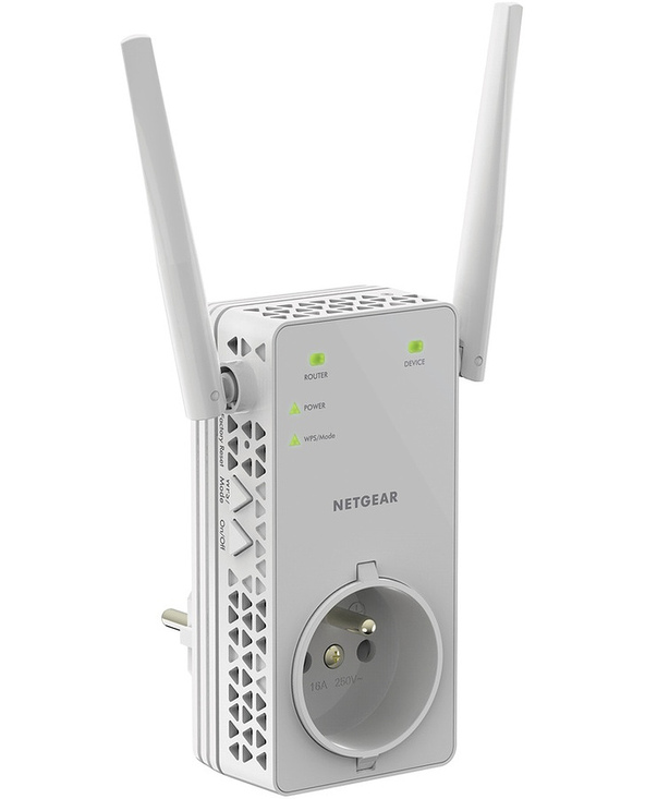NETGEAR EX6130 Émetteur réseau Blanc 10, 100 Mbit/s