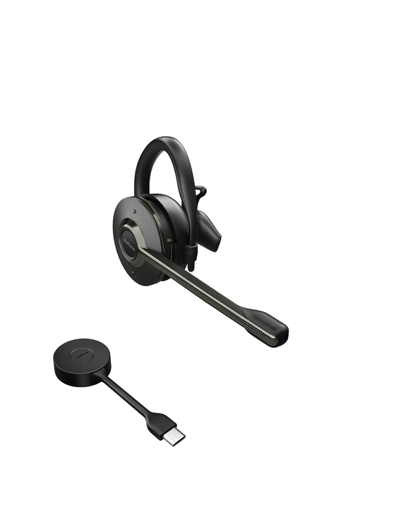 Jabra Engage 55 Casque Sans fil Crochets auriculaires Bureau/Centre d'appels Noir, Titane