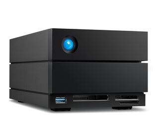 LaCie 2BIG DOCK boîtier de disques 32 To Bureau Noir