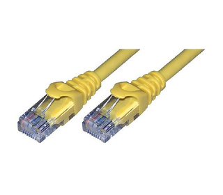 MCL 0.5m Cat6 U/UTP câble de réseau Jaune 0,5 m U/UTP (UTP)