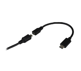 MCL USB31-CM/2HBFCE câble USB USB C USB A Noir