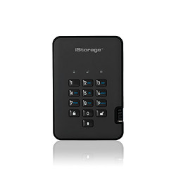 iStorage diskAshur 2 disque dur externe 500 Go Noir