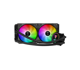 GAMDIAS AURA GL240 système de refroidissement d’ordinateur Processeur Liquid cooling kit 12 cm Noir