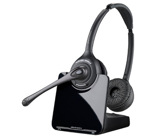 POLY CS520/A Casque Sans fil Arceau Bureau/Centre d'appels Noir