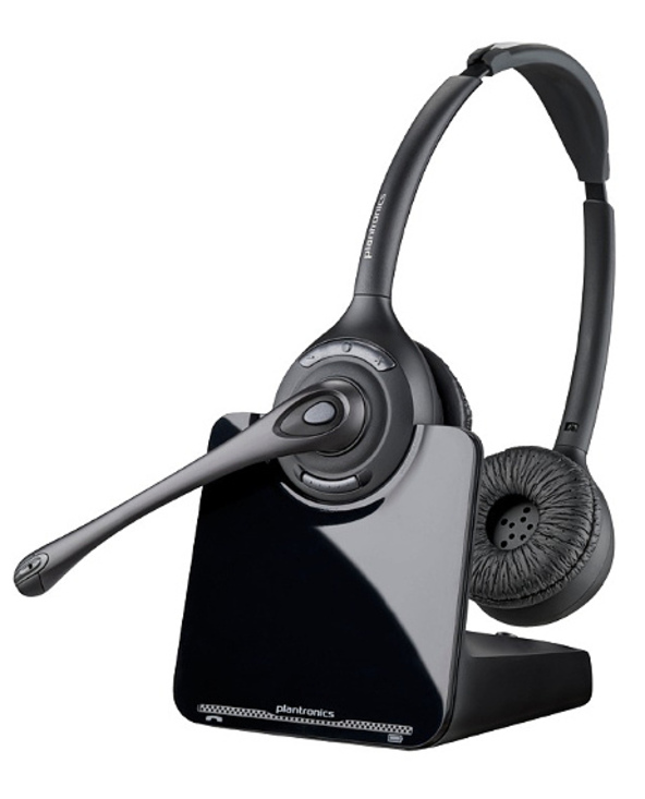 POLY CS520/A Casque Sans fil Arceau Bureau/Centre d'appels Noir
