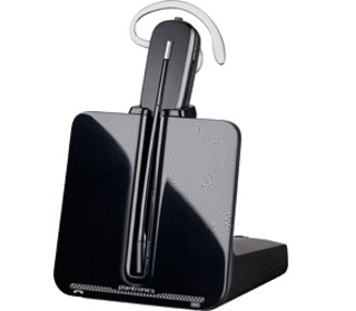 POLY CS540 + APS-11 Casque Sans fil Crochets auriculaires Bureau/Centre d'appels Noir