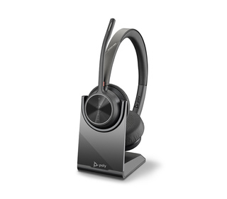 POLY Voyager 4320 UC Casque Sans fil Arceau Bureau/Centre d'appels USB Type-A Bluetooth Socle de chargement Noir