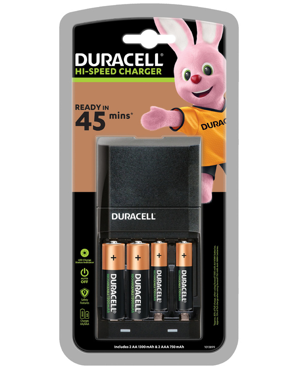 Duracell CEF27 chargeur de batterie Pile domestique Secteur