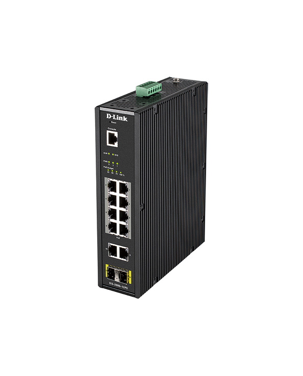 D-Link DIS-200G-12PS commutateur réseau Géré L2 Gigabit Ethernet (10/100/1000) Connexion Ethernet, supportant l'alimentation via