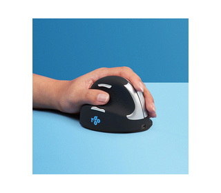 R-Go Tools HE Mouse R-Go , Souris ergonomique, Moyen (Longueur de la main 165-185mm), gaucher, sans fil