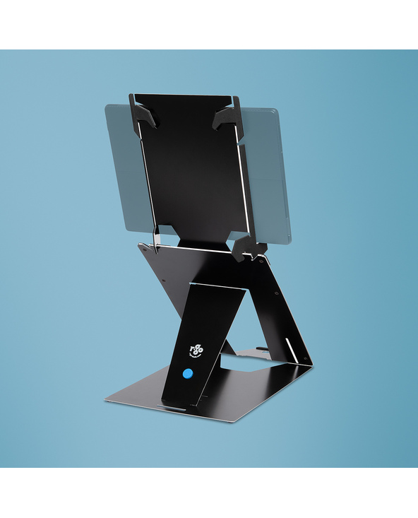 R-Go Tools Riser R-Go Duo, Support pour tablette et ordinateur portable, réglable, noir