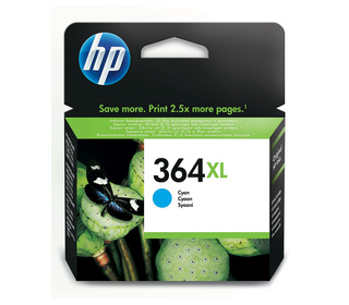HP 364XL cartouche d'encre cyan grande capacité authentique