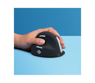 R-Go HE Mouse - Souris ergonomique - Grand (Longueur de la main au-dessus  185mm) - Gaucher - sans fil - Gauche - Conception