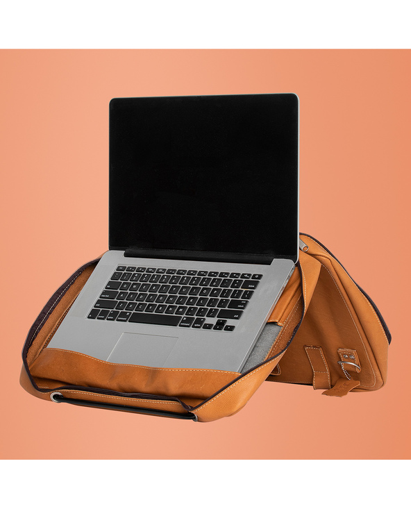 R-Go Tools Viva R-Go 15.6" sacoche pour ordinateur portable, cuir pleine fleur (Certifié par le LWG), Support intégré pour ordin