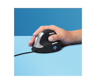 R-Go Tools HE Mouse R-Go , Souris ergonomique, Moyen (Longueur de la main 165-185mm), droitier, filaire