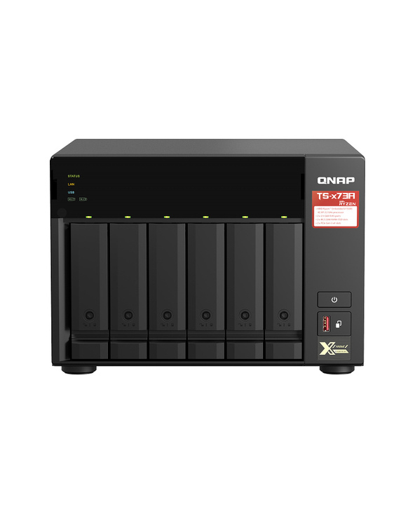 QNAP TS-673A NAS Tower Ethernet/LAN Noir V1500B