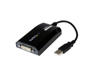 StarTech.com Adaptateur USB vers DVI - 1920x1200 - Carte Graphique et Vidéo Externe - Câble Adaptateur d'Écran Double - Compatib