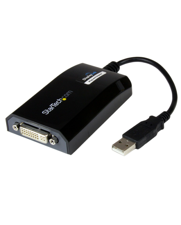 StarTech.com Adaptateur USB vers DVI - 1920x1200 - Carte Graphique et Vidéo Externe - Câble Adaptateur d'Écran Double - Compatib