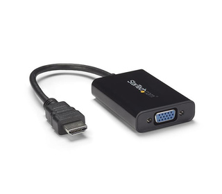 StarTech.com Câble adaptateur / Convertisseur HDMI vers VGA avec audio - Mâle / Femelle - Noir