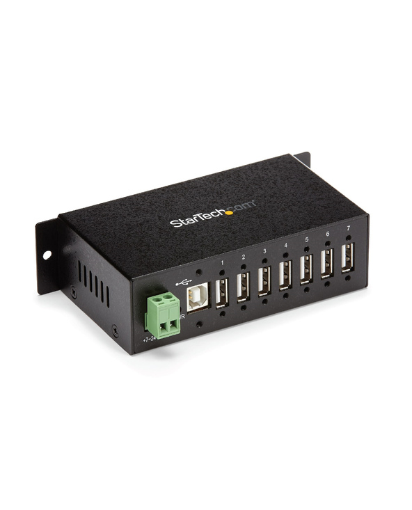StarTech.com Robuste concentrateur industriel USB 7 ports, montable