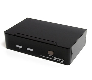 StarTech.com Commutateur KVM 2 Ports DVI, USB et Audio - Switch KVM - 1920x1200