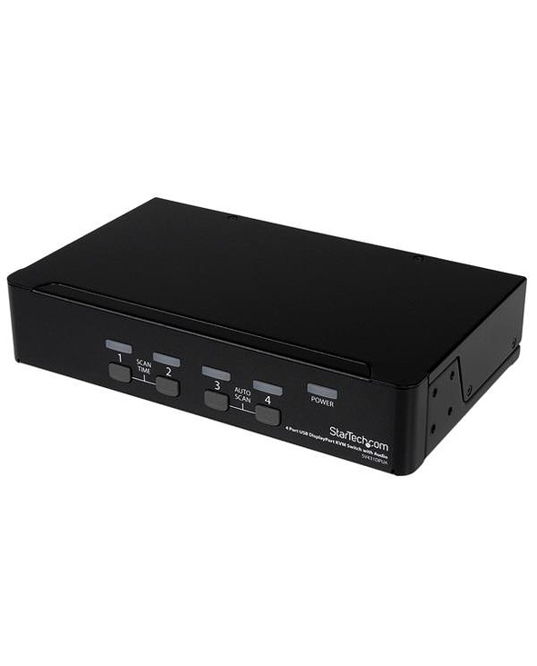 StarTech.com Commutateur KVM DisplayPort USB 4 ports avec audio