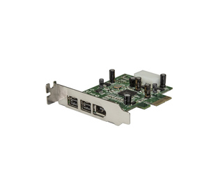 StarTech.com Carte adaptateur PCI Express vers 3 ports FireWire - Faible encombrement - 800 et 400