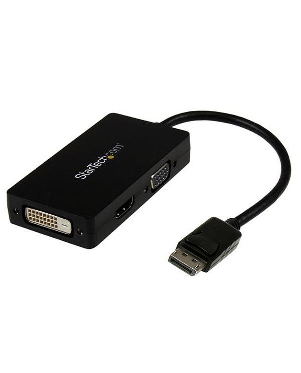 StarTech.com Adaptateur de voyage DisplayPort vers VGA / DVI / HDMI - Covertisseur vidéo 3-en-1