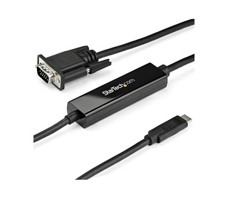 StarTech.com Adaptateur USB-C vers VGA 1m - Câble Vidéo Actif USB Type C vers VGA - 1920x1200/1080p - Compatible Thunderbolt 3 -