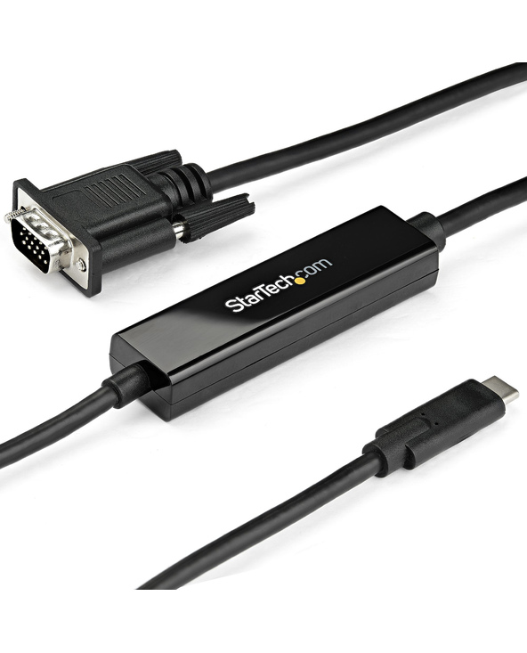 StarTech.com Adaptateur USB-C vers VGA 1m - Câble Vidéo Actif USB Type C vers VGA - 1920x1200/1080p - Compatible Thunderbolt 3 -