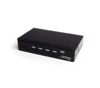 StarTech.com Répartiteur vidéo et amplificateur de signal HDMI haute vitesse à 4 ports avec audio