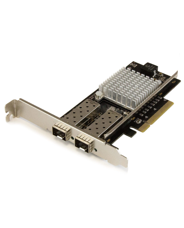 StarTech.com Carte réseau PCI Express à 2 ports fibre optique 10 Gigabit Ethernet avec SFP+ ouvert et chipset Intel