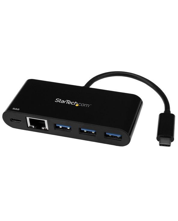 StarTech.com Hub USB 3.0 3 Ports avec Gigabit Ethernet et Alimentation Passthrough 60W - USB-C vers 3 x USB-A (USB 3.0 SuperSpee