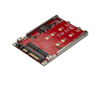 StarTech.com Adaptateur pour deux disques SSD M.2 vers SATA dans baie de 2,5" - RAID