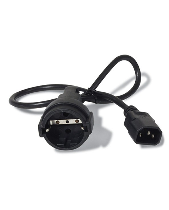 APC AP9880 câble électrique Noir 0,6 m Coupleur C14 CEE7/7
