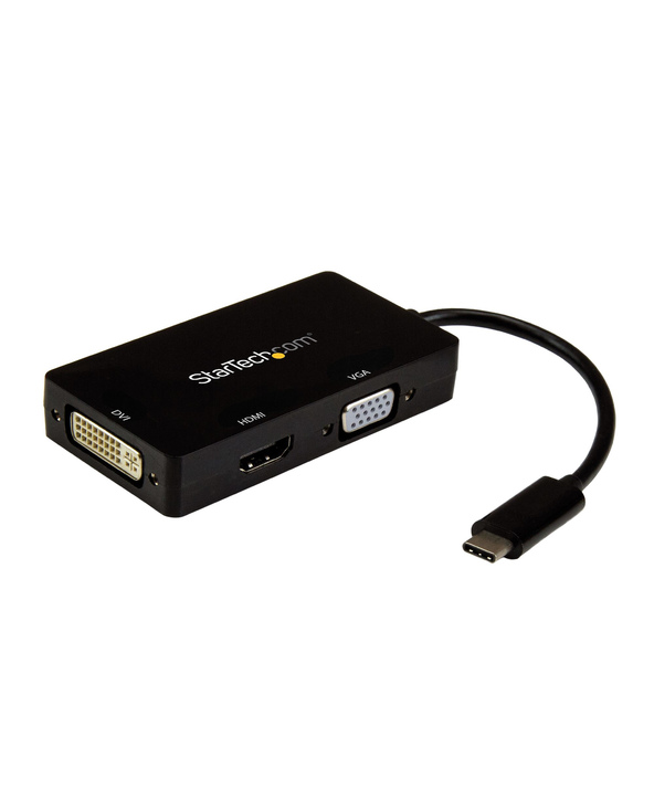 StarTech.com Adaptateur multiport USB-C - 3 en 1 - USB Type-C vers HDMI DVI ou VGA