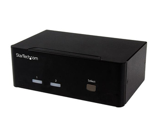 StarTech.com Switch KVM USB double VGA à 2 ports avec hub USB 2.0 à 2 ports