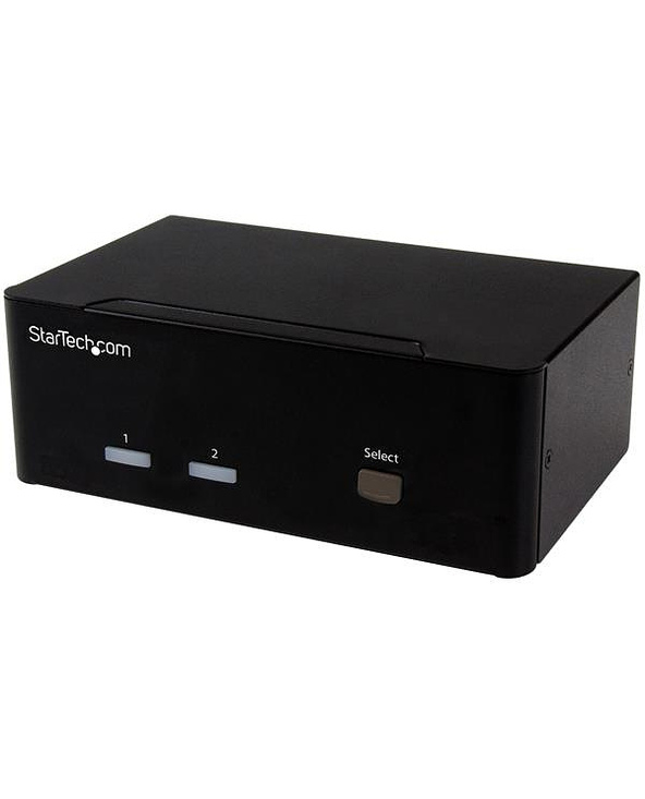 StarTech.com Switch KVM USB double VGA à 2 ports avec hub USB 2.0 à 2 ports