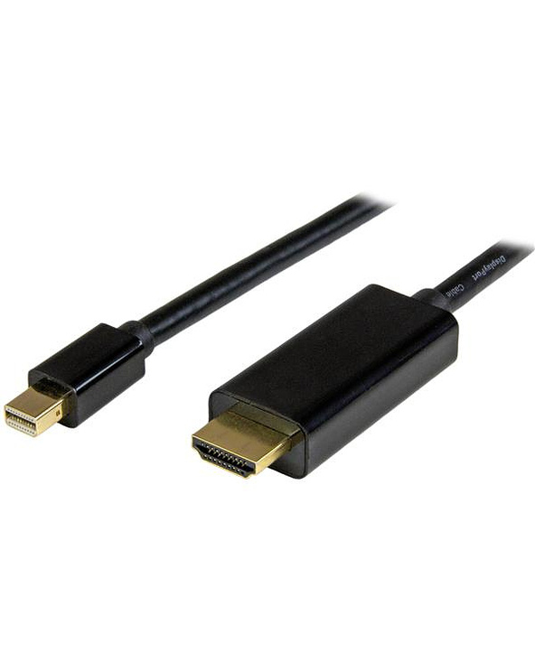 StarTech.com Câble adaptateur Mini DisplayPort vers HDMI de 1 m - M/M - 4K - Noir