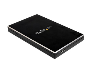 StarTech.com Boîtier USB 3.0 pour disque dur SATA de 2,5 pouces - Boîtier externe HDD / SSD - Noir