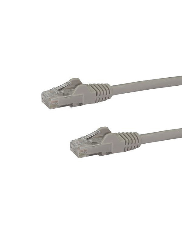 StarTech.com Câble réseau Cat6 Gigabit UTP sans crochet de 10m - Cordon Ethernet RJ45 anti-accroc - M/M - Gris