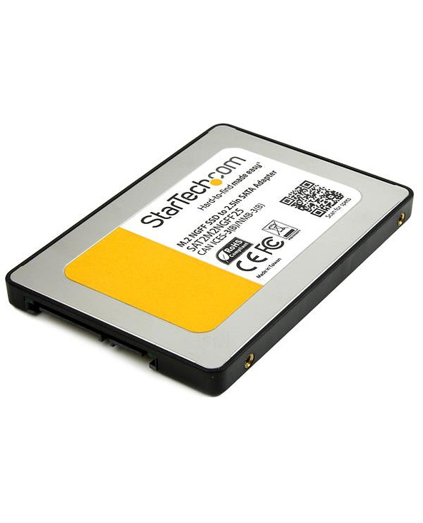 StarTech.com Adaptateur SSD M.2 NGFF vers SATA III de 2,5" - Convertisseur de lecteur à état solide avec boîtier de protection